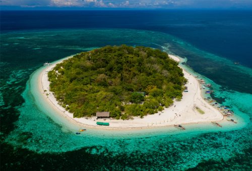 The Famous Mantigue Island in Camiguin