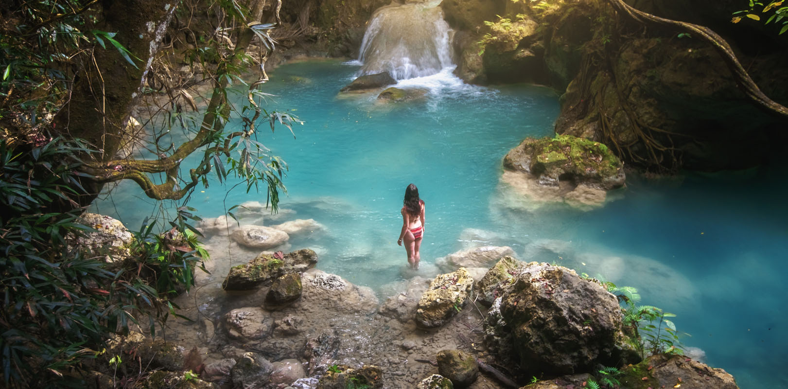 Best places to visit in Cebu - Kawasan Falls